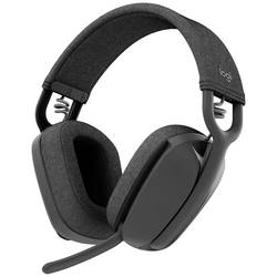 Logitech ZONE VIBE 100 Sluchátka Over Ear Bluetooth® stereo grafit Redukce šumu mikrofonu, Potlačení hluku regulace hlasitosti, Vypnutí zvuku mikrofonu
