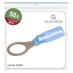 Quadrios 23C525 kulaté kabelové oko Průřez (max.)=2.5 mm² Ø otvoru=10.5 mm částečná izolace modrá 50 ks