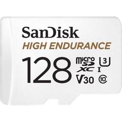 SanDisk High Endurance Monitoring paměťová karta microSDXC 128 GB Class 10, UHS-I, UHS-Class 3, v30 Video Speed Class vč. SD adaptéru