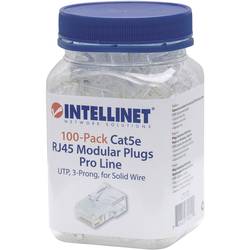 Intellinet 790512, 790512, zástrčka RJ45, CAT 3, CAT 4, CAT 5, CAT 5e, piny:8P8C, 100 ks