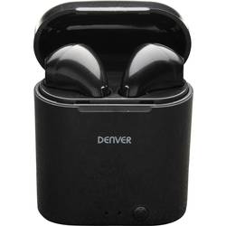 Denver TWE-36 špuntová sluchátka Bluetooth®, 111191120168, stereo, černá