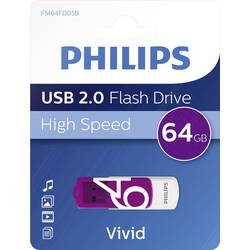 Philips VIVID USB flash disk 64 GB nachová FM64FD05B/00 USB 2.0