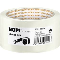 Nopi Classic 57211 balicí lepicí páska transparentní (d x š) 66 m x 50 mm 1 ks