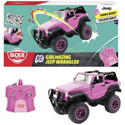 Dickie Toys Girlmazing Jeep Wrangler 1:16 RC model auta elektrický, terénní vozidlo, 251105000