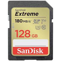 SanDisk Extreme PLUS paměťová karta SDXC 128 GB UHS-I nárazuvzdorné, vodotěsné