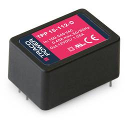 TracoPower TPP 15-109-D spínaný síťový zdroj 9 V/DC 1.67 A 15 W