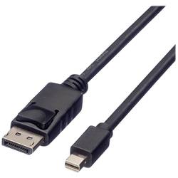 Roline green DisplayPort kabel Konektor DisplayPort, Mini DisplayPort konektory 1.00 m černá 11.44.5634 stíněný, bez halogenů, krytí TPE Kabel DisplayPort