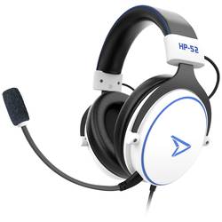 Pixminds HP-52 Gaming Sluchátka Over Ear kabelová stereo bílá regulace hlasitosti