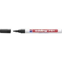 Edding 751 paint marker 4-751001 popisovač na laky černá 1 mm, 2 mm