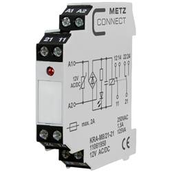 Spojovací modul 12, 12 V/AC, V/DC (max) 2 přepínací kontakty Metz Connect 11061950 1 ks