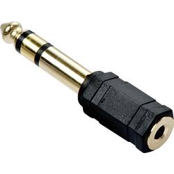 LINDY 35620 35620 jack audio adaptér [1x jack zástrčka 6,3 mm - 1x jack zásuvka 3,5 mm] černá