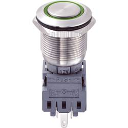 TRU COMPONENTS LAS1-BGQ-11E/G/12V, 701856 tlačítko antivandal, 19 mm, 250 V/AC, 5 A, 1 ks