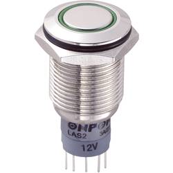 TRU COMPONENTS LAS2GQF-11E/G/12V/N/P, 701870 tlačítko antivandal, 16 mm, 250 V/AC, 3 A, 1 ks