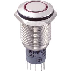 TRU COMPONENTS LAS2GQF-11E/R/12V/N/P, 701882 tlačítko antivandal, 16 mm, 250 V/AC, 3 A, 1 ks