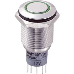 TRU COMPONENTS LAS2GQF-22E/G/12V/S/P, 701833 tlačítko antivandal, 16 mm, 250 V/AC, 3 A, 1 ks