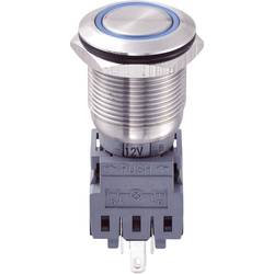 TRU COMPONENTS LAS1-BGQ-11ZE/B/12V, 701906 tlačítkový spínač antivandal, 19 mm, 250 V/AC, 5 A, 1 ks