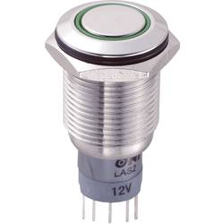 TRU COMPONENTS LAS2GQF-11E/G/12V/S/P, 701907 tlačítko antivandal, 16 mm, 250 V/AC, 3 A, 1 ks