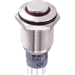 TRU COMPONENTS LAS2GQH-11E/R/12V/N/P, 701909 tlačítko antivandal, 16 mm, 250 V/AC, 3 A, 1 ks