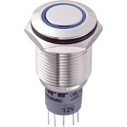 TRU COMPONENTS LAS2GQF-22E/B/12V/N/P, 701979 tlačítko antivandal, 16 mm, 250 V/AC, 3 A, 1 ks