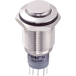 TRU COMPONENTS LAS2GQH-22Z/N/P, 701944 tlačítkový spínač antivandal, 16 mm, 250 V/AC, 3 A, 1 ks