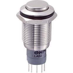 TRU COMPONENTS LAS2GQH-11Z/S/P, 701968 tlačítkový spínač antivandal, 16 mm, 250 V/AC, 3 A, 1 ks