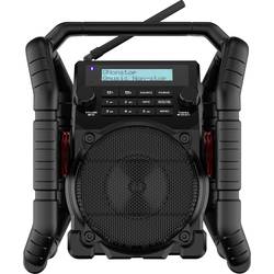 PerfectPro UBOX500R UB500R2 odolné rádio, DAB+, FM, Bluetooth, AUX, USB, s USB nabíječkou, nárazuvzdorné, černá