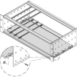 Schroff 34562754 19 palec montážní materiál