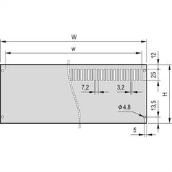 nVent SCHROFF 24576148 zadní panel 4 ks