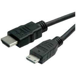 Roline green HDMI kabel Zástrčka HDMI-A, Zástrčka HDMI Mini-C 2.00 m černá 11.44.5580 4K UHD, bez halogenů HDMI kabel