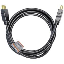 Maxtrack HDMI kabel Zástrčka HDMI-A, Zástrčka HDMI-A 3.00 m černá C 215-3 L #####4K UHD HDMI kabel