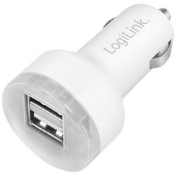 LogiLink Ladegerät USB nabíječka 10.5 W do auta Výstupní proud (max.) 2100 mA USB A Počet výstupů: 2 x