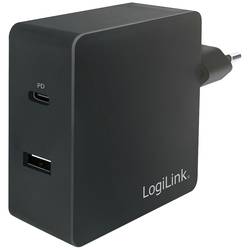 LogiLink Ladegerät USB nabíječka 65 W vnitřní, do zásuvky (230 V) Výstupní proud (max.) 3000 mA USB-C® zásuvka (nabíjení), USB A Počet výstupů: 2 x