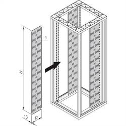 nVent SCHROFF 23117021 vedení kabelů (š x v) 150 mm x 1934 mm 1 ks