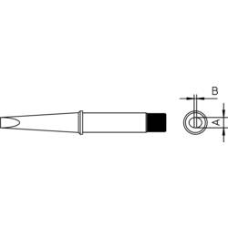 Weller 4CT6E7-1 pájecí hrot dlátový, rovný Velikost hrotů 7 mm Obsah 1 ks