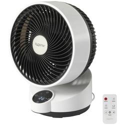 Sygonix stolní ventilátor, 50 W, (Ø x v) 250 mm x 318 mm, černá, bílá, SY-5245866