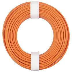 Donau Elektronik 150-017 lanko/ licna 1 x 0.50 mm², oranžová, 10 m