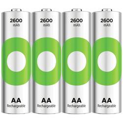 GP ReCyko akumulátor AA, Ni-MH, 2600 mAh, 1.2 V, 4 ks