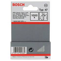 Hřebíky do sponkovačky, typ 47, 1,8 x 1,27 x 16 mm 1000 ks Bosch Accessories 1609200376 Rozměry (d x š) 16 mm x 1.8 mm