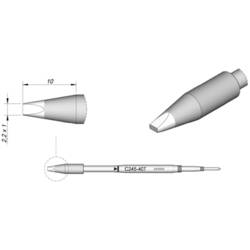 JBC Tools C245407 pájecí hrot dlátový, rovný Velikost hrotů 1.0 mm Obsah 1 ks