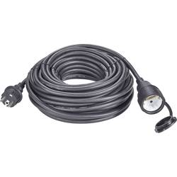 Sygonix 1373173 napájecí prodlužovací kabel 16 A černá 20.00 m H07RN-F 3G 1,5 mm²