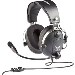 Thrustmaster 4060104 Sluchátka Over Ear kabelová, 4060104, stereo, šedá, metalická