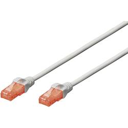 Digitus DK-1612-030 RJ45 síťové kabely, propojovací kabely CAT 6 U/UTP 3.00 m šedá kroucené páry 1 ks