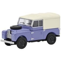 Schuco 452670100 H0 model osobního automobilu Land Rover 88 modrá s bílým povrchem Softpad