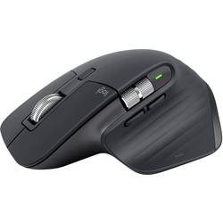 Logitech MX Master 3S optická ergonomická myš, Bluetooth®, bezdrátový, 7 tlačítko, 8000 dpi, grafit