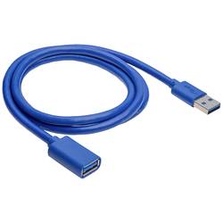 Akyga USB kabel USB-A zástrčka, USB-A zásuvka 1.00 m černá AK-USB-28