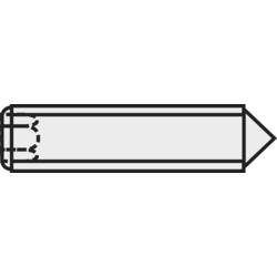 TOOLCRAFT 839851 stavěcí šroub M6 10 mm ocel 20 ks