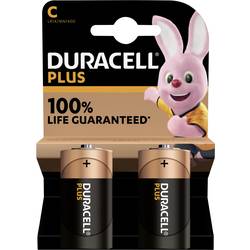 Duracell Plus-C K2 baterie malé mono C alkalicko-manganová 9.8 Ah 1.5 V 2 ks