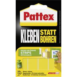 Pattex PXMS1 PXMS1 Oboustranné lepicí pásky (d x š) 40 mm x 20 mm 10 ks