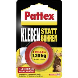 Pattex PXMT2 oboustranná lepicí páska bílá (d x š) 1.5 m x 19 mm 1 ks