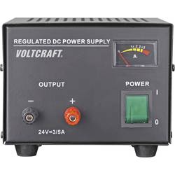 VOLTCRAFT FSP-1243 laboratorní zdroj s pevným napětím 24 V/DC (max.) 3 A (max.) 72 W Počet výstupů 1 x